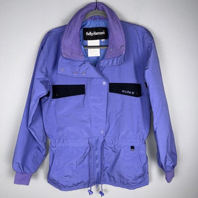 Helly Hansen Vintage ''LIFA'' Full Zip Jacket Women s M Light Purple Lightweight