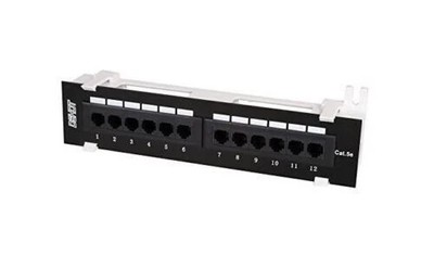 Dshot12 Port UTP 10 inch Cat5e Network Wall Mount Surface Patch Panel