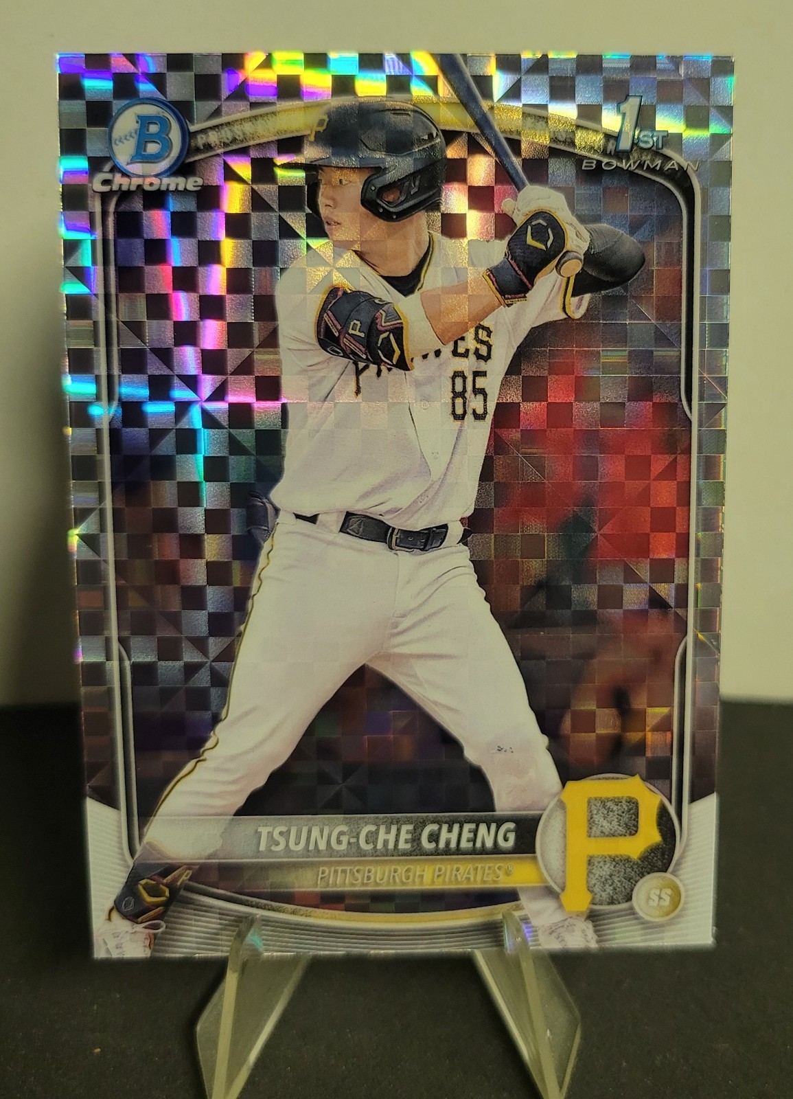 2025 Bowman - Chrome Prospect Tsung Che Cheng 1st X-Fractor #BCP-95