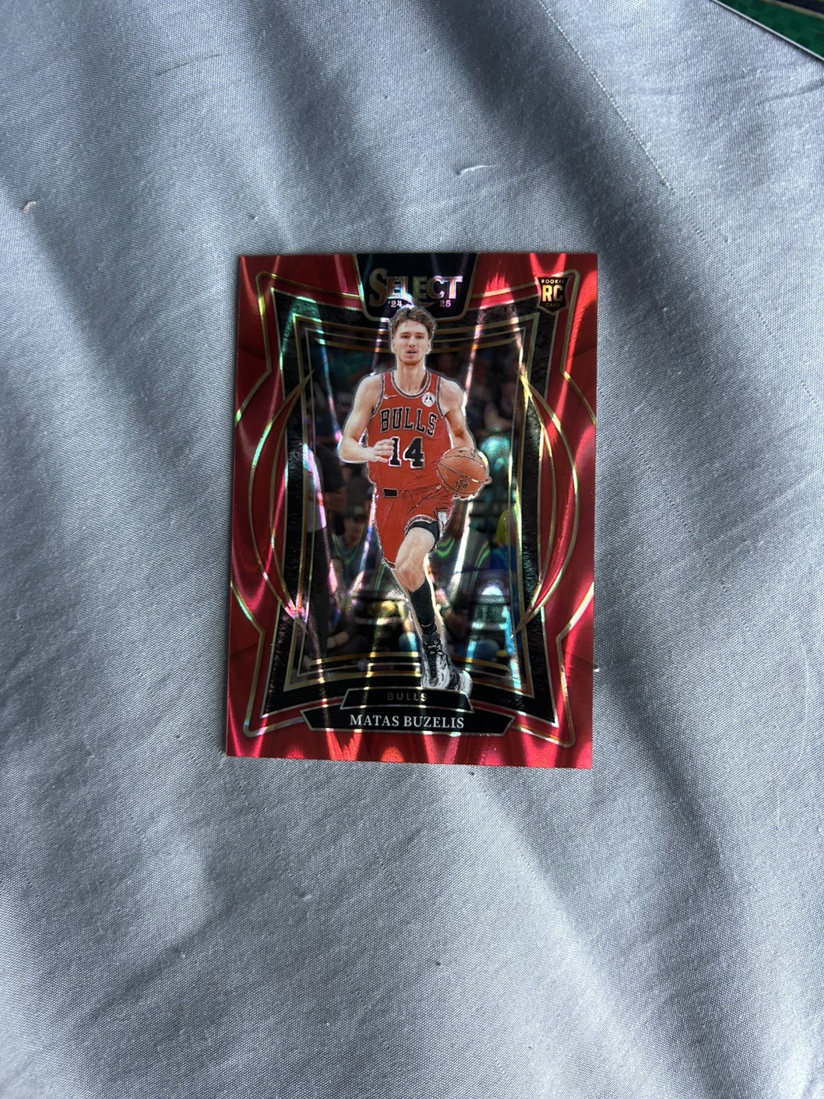 2024-25 Select Matas Buzelis #70 Tectonic Red Prizm 34/65
