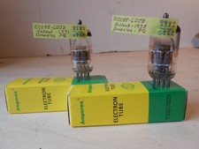 TWO AMPEREX PQ ECC88 6DJ8 VACUUM TUBE TV7 TESTED GUITAR AMPLIFIER 1971 1973