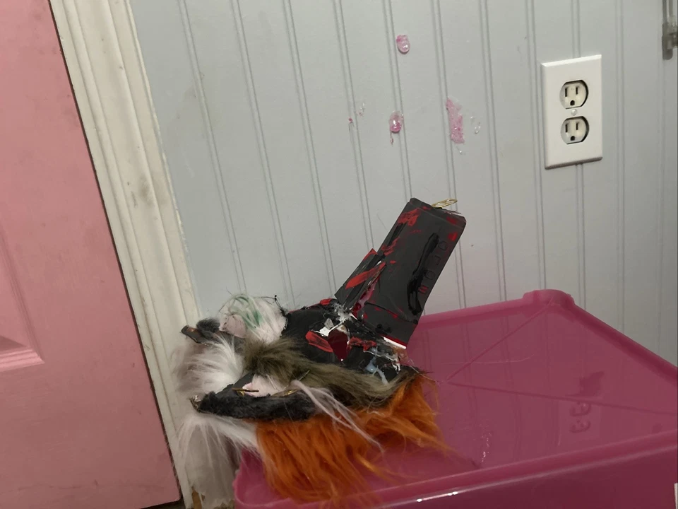 A therian wolf mask that was hand made and customizable and made with love  - Image 2 of 4