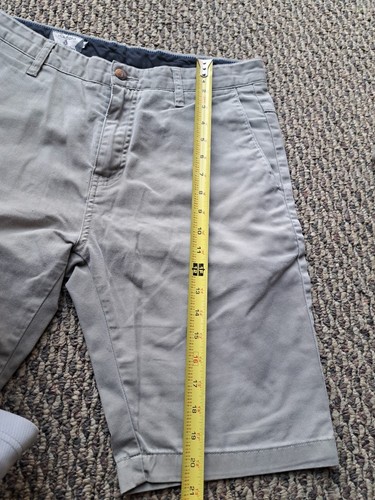 Pantalones Cortos Volcom Para Hombre 30 Bermudas Chinas Caqui 10 Bolsillos Entrepierna Transpirables - Imagen 4 de 10
