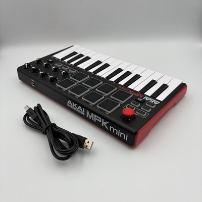 Akai Professional MPK Mini USB MIDI Keyboard 25 Keys 8 Drum pads With Cable 