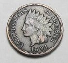 1891 INDIAN HEAD CENT,VISABLE LIBERTY, VERY NICE COIN!!!!(A3)