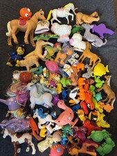Junk Drawer Random Toy Lot Animals, Horses More