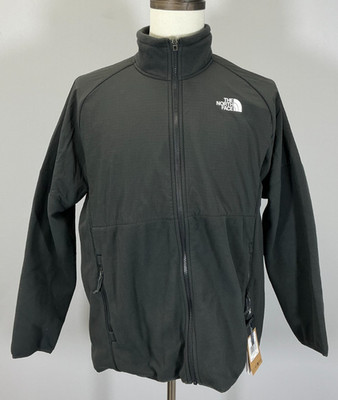 The North Face Glacier Heavyweight Men's Size L Grey Full-Zip Fleece Jacket NWT