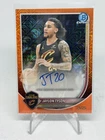 2025-26 Topps Bowman Chrome Mojo Orange Auto Jaylon Tyson /25