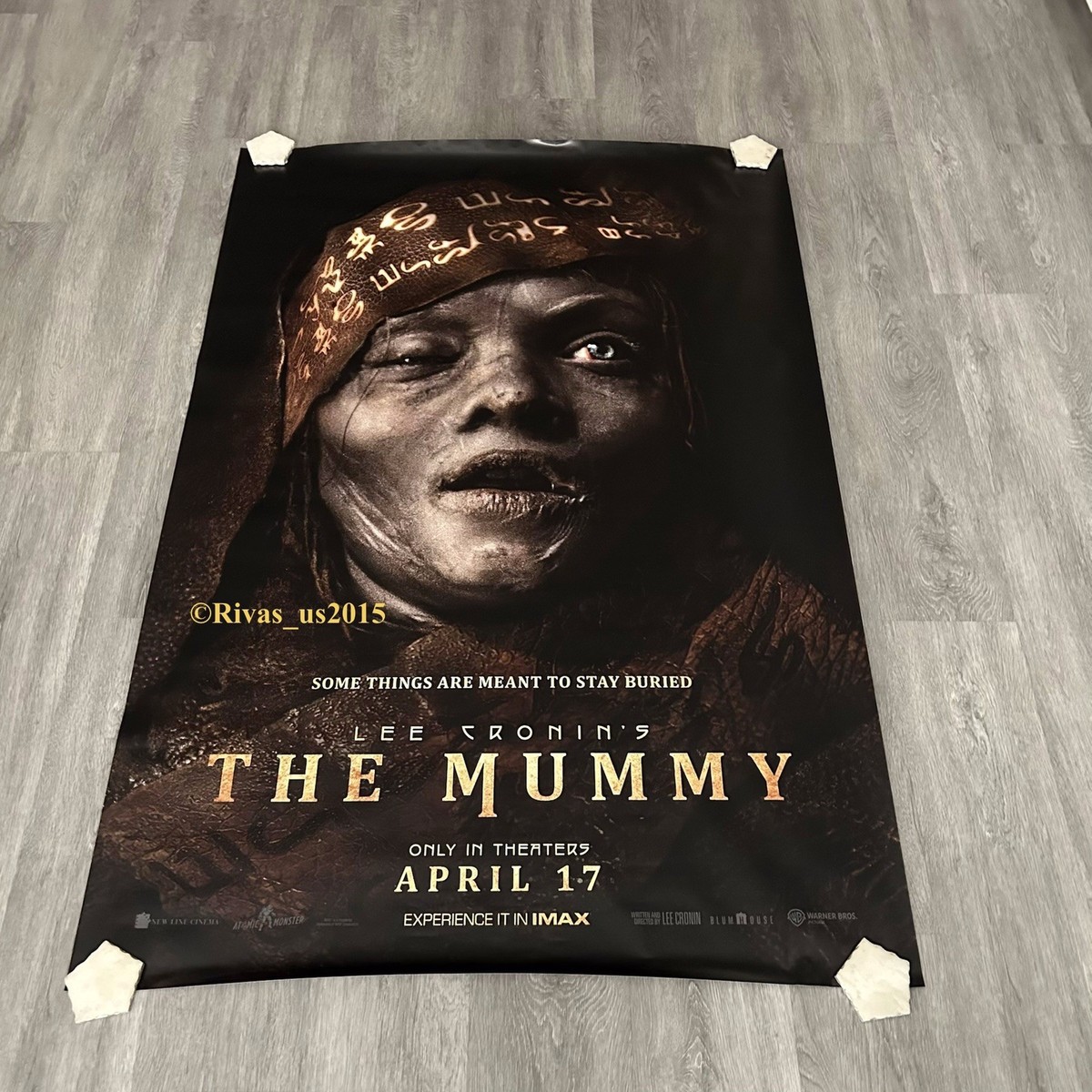 THE MUMMY 2026 Horror Film Warner Bros Orig. BUS STOP MOVIE POSTER