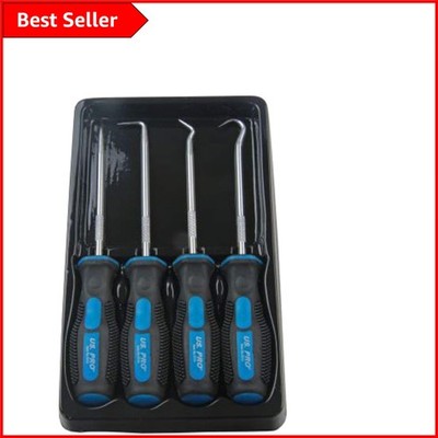 Langlebiges 115 mm Haken und Pick Set zum Basteln - 4 professionelle Werkzeuge enthalten