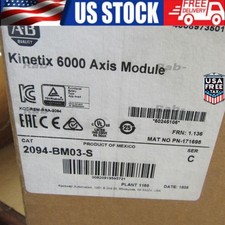 Allen Bradley  2094-BM03-S servo drive kinetix 6000 axis module  US Free Tax
