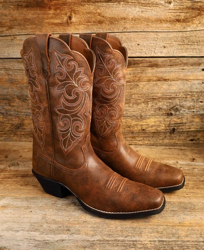 Ariat Round Up Square Toe Western Boots Women's Size 9.5B New in Box