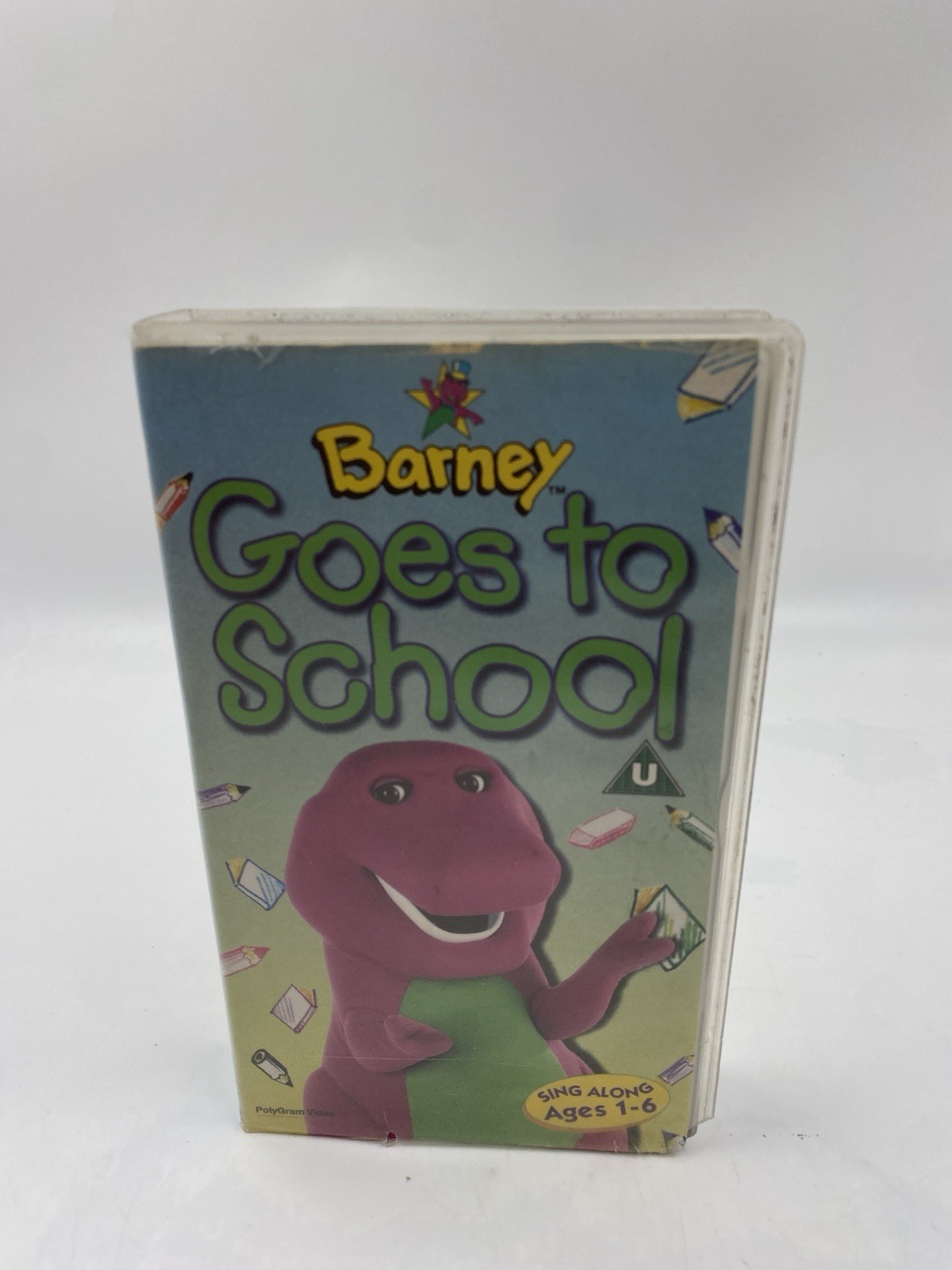 Barney - Barney Goes To School (VHS, 1995) PAL Video