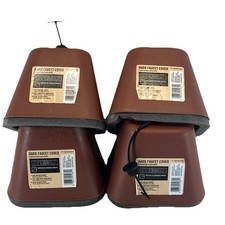 4 Pack Hard Outdoor Faucet Cover Protect from Freezing Temperatures Brown