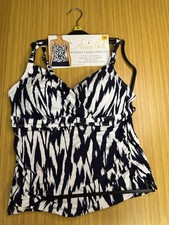 Anne Cole Limited Edition Women's Tankini Top Size Medium M Navy