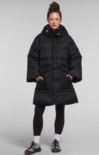 Womens 73 The North Face Parka Long 600 Down Warm Puffer Jacket TNF Black Large