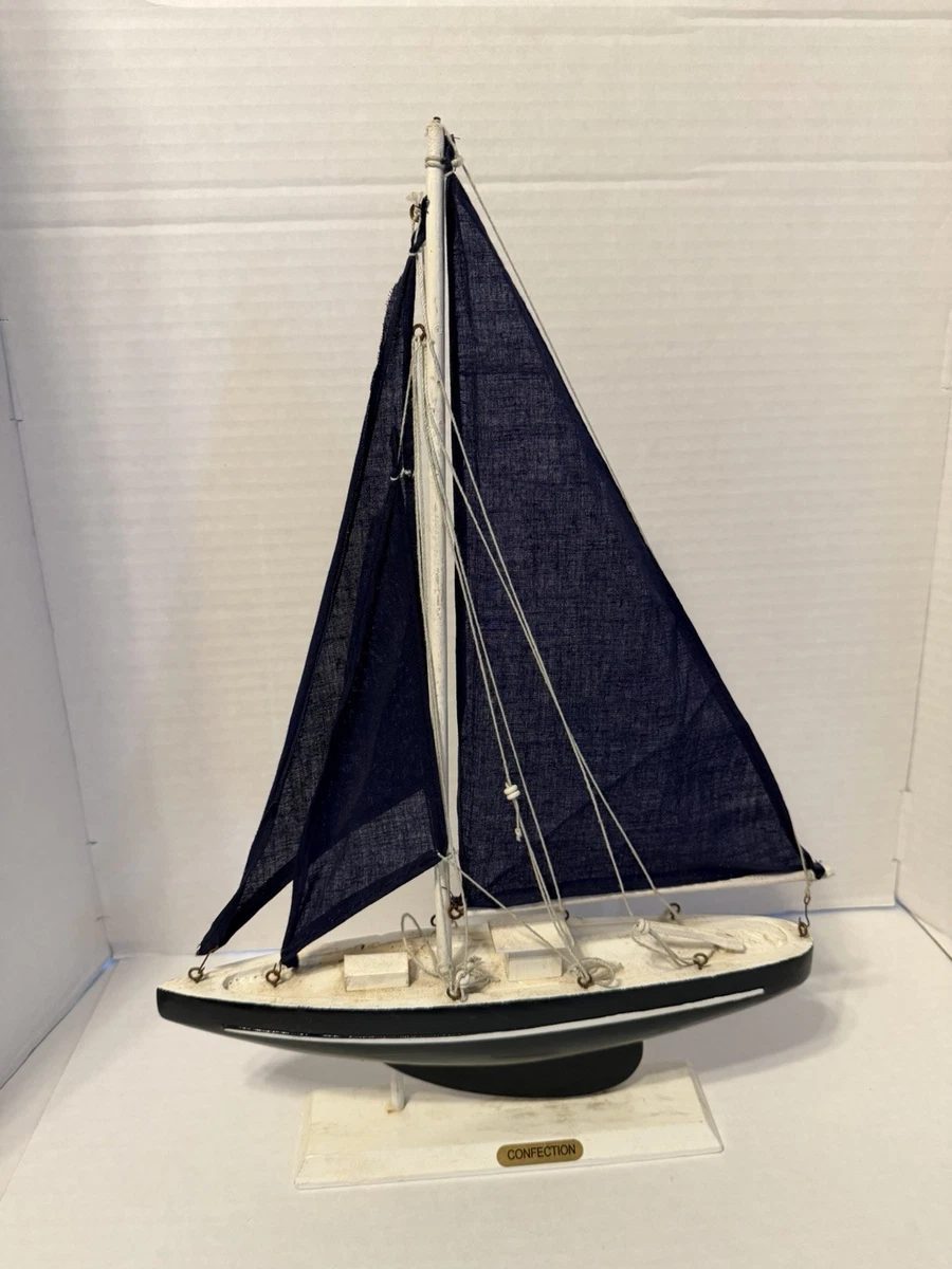 木制帆船模型古董模型船| eBay
