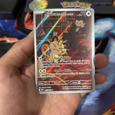 Carte Pokémon Miaouss de la Team Rocket 203/182 Rivalités Destinées Français - Photo 1/4