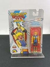 Bionic Six MEG Action Figure 3.75” Die Cast  LJN Toys 1986 Sealed MOC Excellent