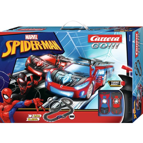 Carrera GO!!! 62580 Spider Racing Set le cadeau d'anniversaire parfait pour enfant dès 6 ans