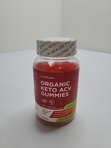 Nutrapep Keto ACV Gummies Sugar-free Gluten-free 60ct Exp: 12/25 Free Shipping - Picture 1 of 5