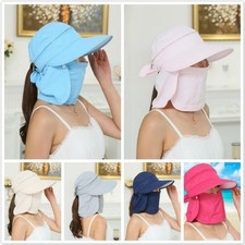 Ladies Summer Women Hat Sun Cap Neck Face Wid...