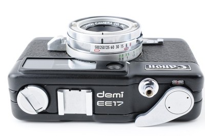 フィルムカメラ Canon demi EE17 30mm f1.7 Black Paint N MINT] Canon Demi EE17 35mm Black paint Half Frame Film Camera