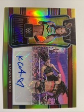 2022 Panini Select WWE Ringside Action Signature Katana Chance Gold 2/10