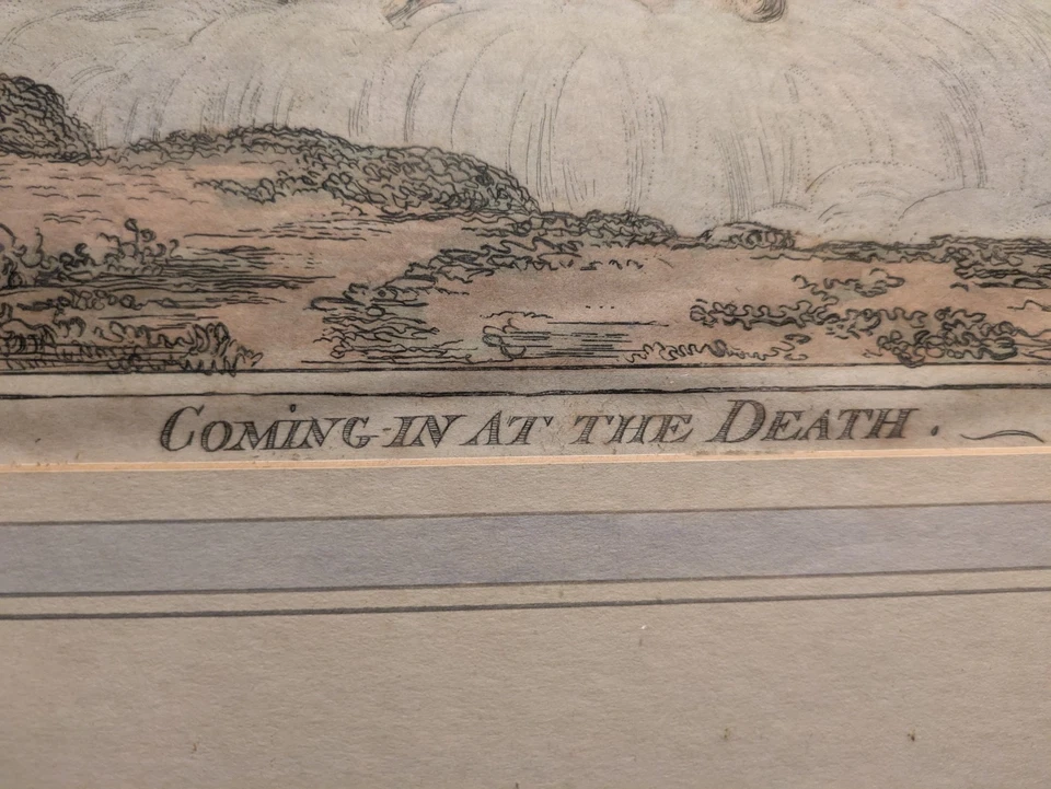 3 grabados políticos de colores James Gillray Foto 3 de 4