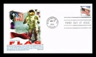US COVER AMERICAN FLAG FIRST DAY ISSUE FLAG ON MOON PANDA CACHET