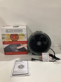 BLACK DECKER Up to 1500 Watt Fan Compact Personal Indoor