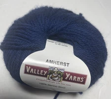 VALLEY YARNS AMHERST 100% WOOL. 1Pk. NAVY. I Combine Shipping, Read Details.