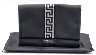 VERSACE Travel Case Pouch Toiletry Bag Black Institutional New