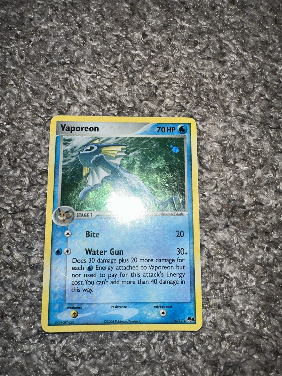 Pokemon Card Rare Shiny Vaporeon