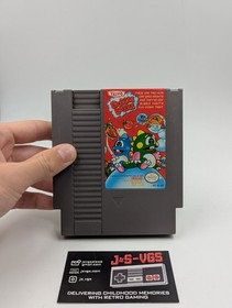 Bubble Bobble NES Cartridge & Manual Only Authentic Tested Taito