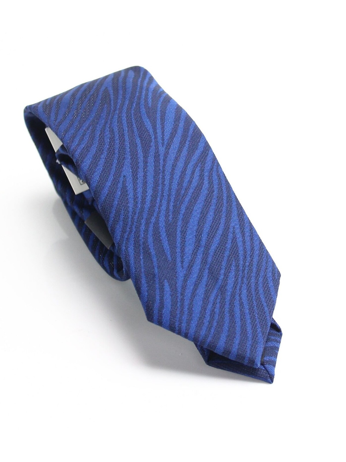 INC Mens Navy Patterned Slim Neck Tie 2690₽