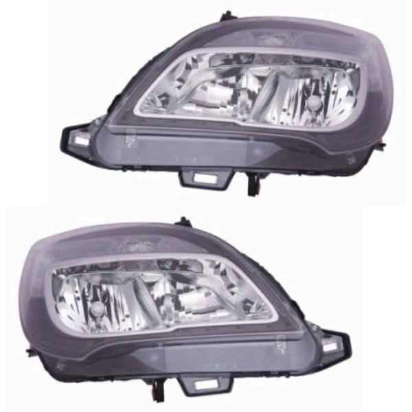 Halogen Scheinwerfer Set Links & Rechts H7 FüR Opel Meriva B GroßRaumlimousine-image
