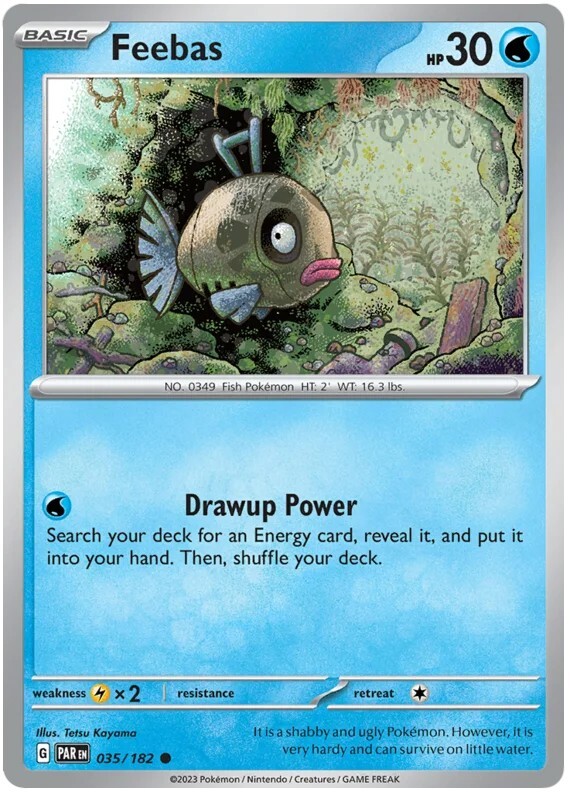 Feebas Pokemon TCG Card 035/182