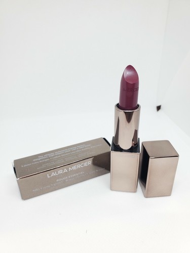 Nuevo en Caja Laura Mercier Rouge Essentiel Crema Sedosa Lápiz Labial Burdeos 0.12oz