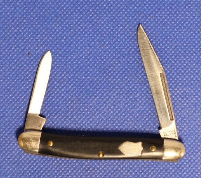 ヴィンテージナイフ(vintage knife) 2本セット Vintage Schrade Walden 708B, 2 blade black handle, NOS | eBay