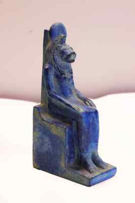 Schöne altägyptische Göttin Sekhmet Statue, Löwe Sekhmet Skulptur