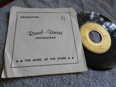 Rare RAMAL-VINCENT ORCHESTRA 45+PS More/Goodbye/Volare+ MUSIC OF STARS Newark NJ