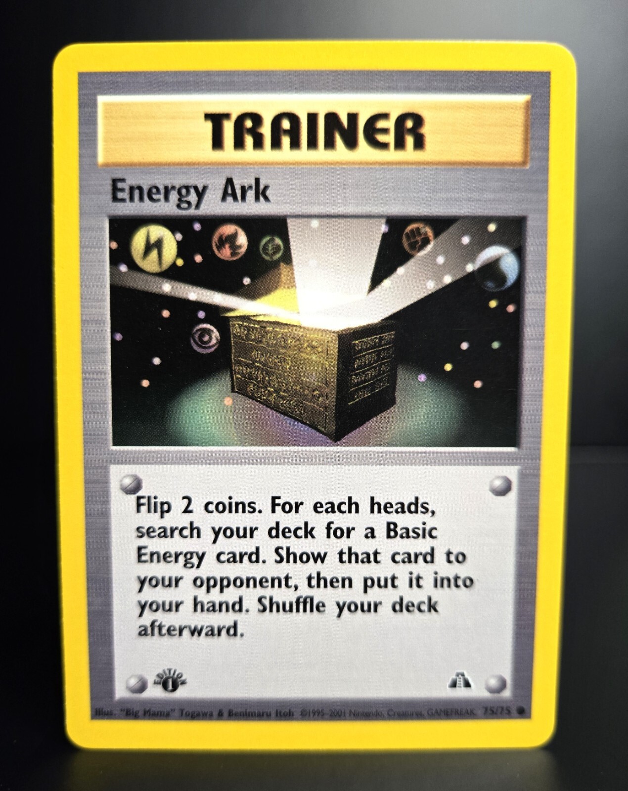 Pokémon TCG - Energy Ark - 75/75 - 1ST EDITION - Neo Discovery (2001) - NM/MINT