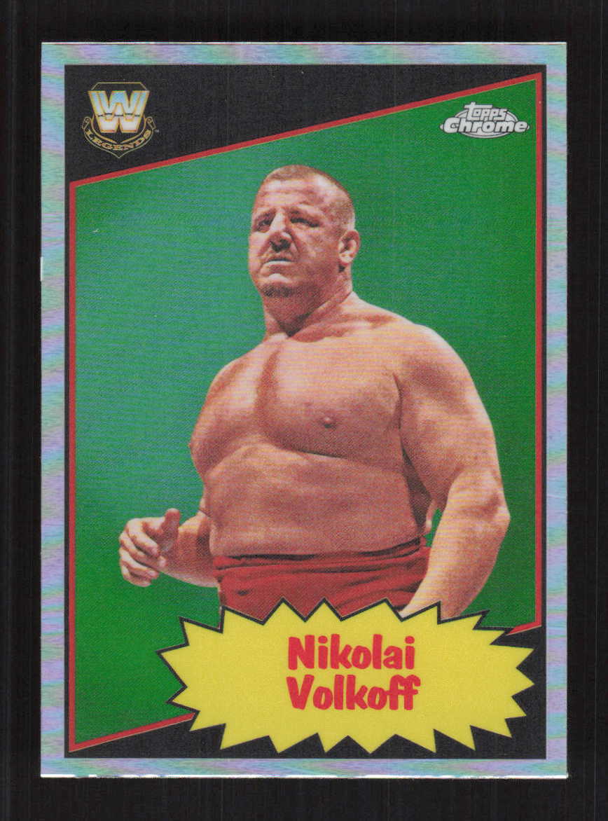 Nikolai Volkoff 2025 Topps Chrome WWE 1985 Legends Refractor #85TL