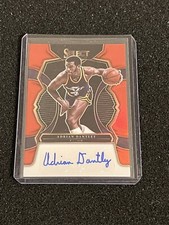 Adrian Dantley 2022-23 Select Signatures Red Prizm #d /99 Jazz HOF