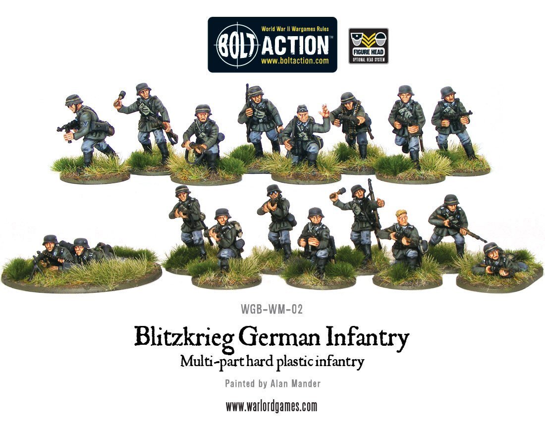 Thumbnail - Blitzkrieg German Infantry, Deutschland, Bolt Action Ww2, Warlord