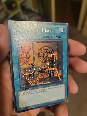 one day of peace yugioh card Amazon.com: Yu-Gi-Oh! - One Day of Peace (PHSW-EN060) - Photon Shockwave -  1st Edition main image 1