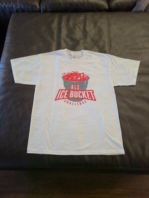 ALS Ice Bucket Challenge T-Shirt Tee. ALS awareness. NWT. Adult Large