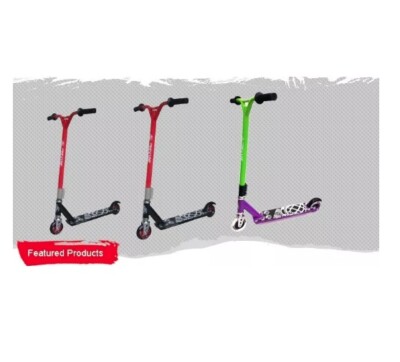 Grenade Detonator Pro Stunt Scooter Black Deck Red Bar (A19)