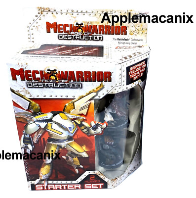 2002 Mech Warrior Dark Age Starter Set Plus Extra (21pc